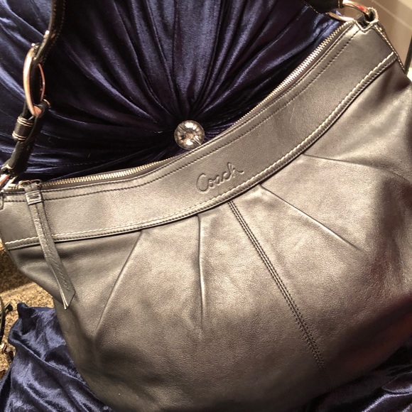 Coach large black hobo - Picture 3 of 6